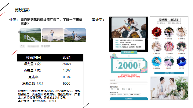 oppo广告推广婚纱摄影案例