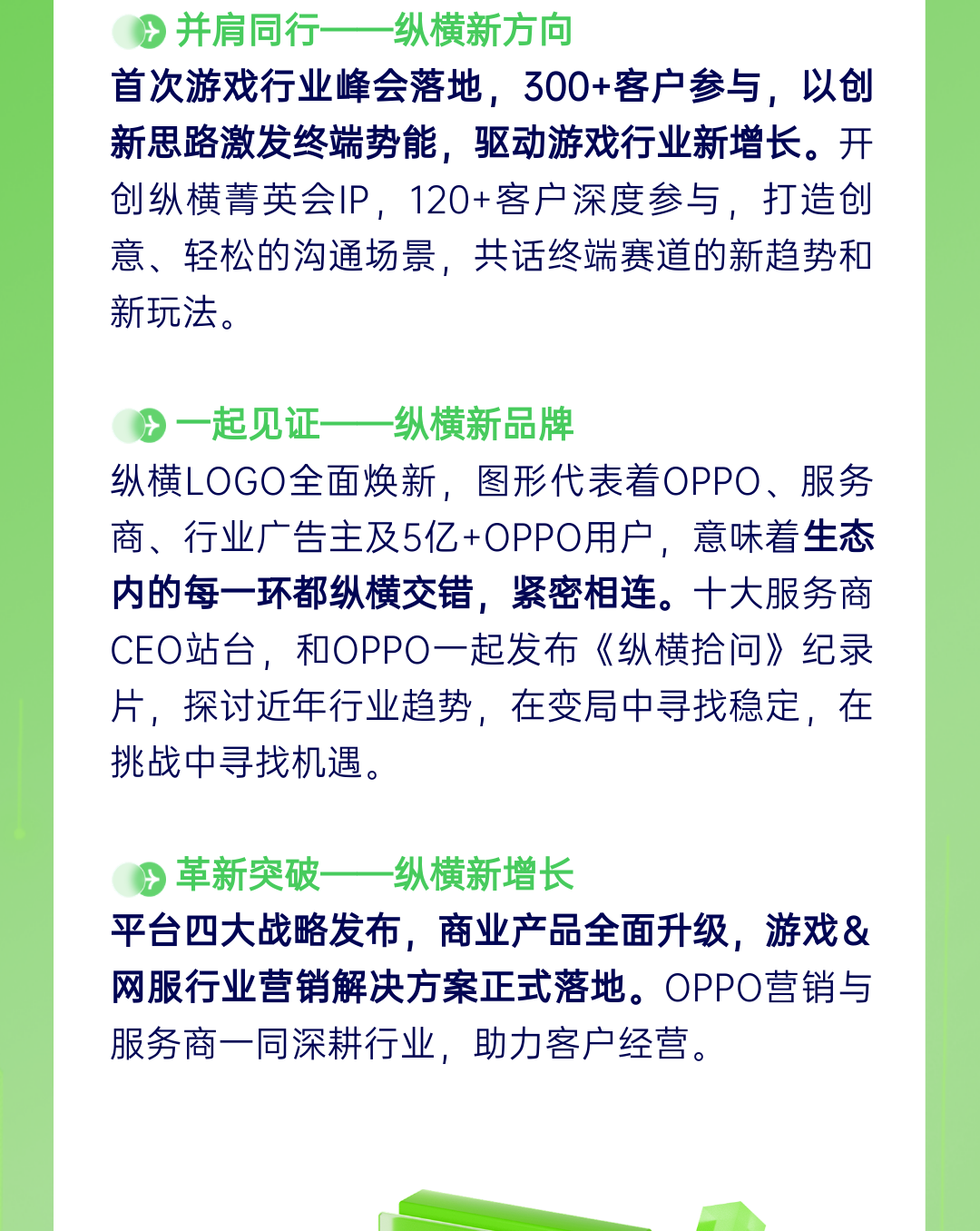 「纵横计划2022」OPPO营 销再次携手10大服务商再度出发。